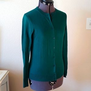 J. Crew XS Forest Green The Caryn Cardigan